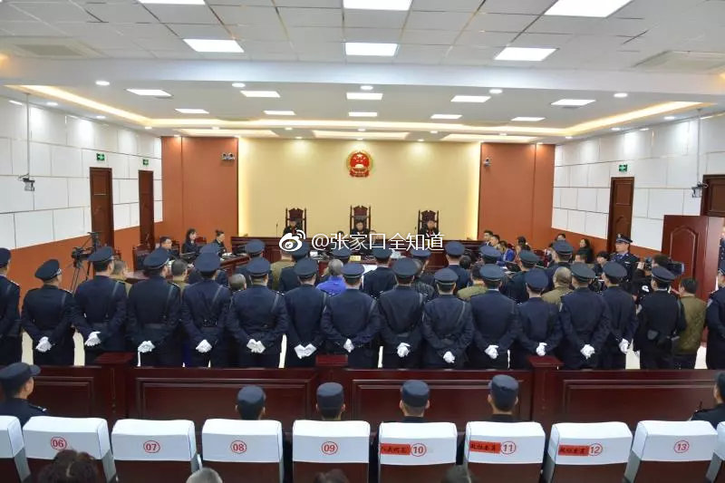 今日张家口"二老板"张振清等人黑社会性质组织案判了