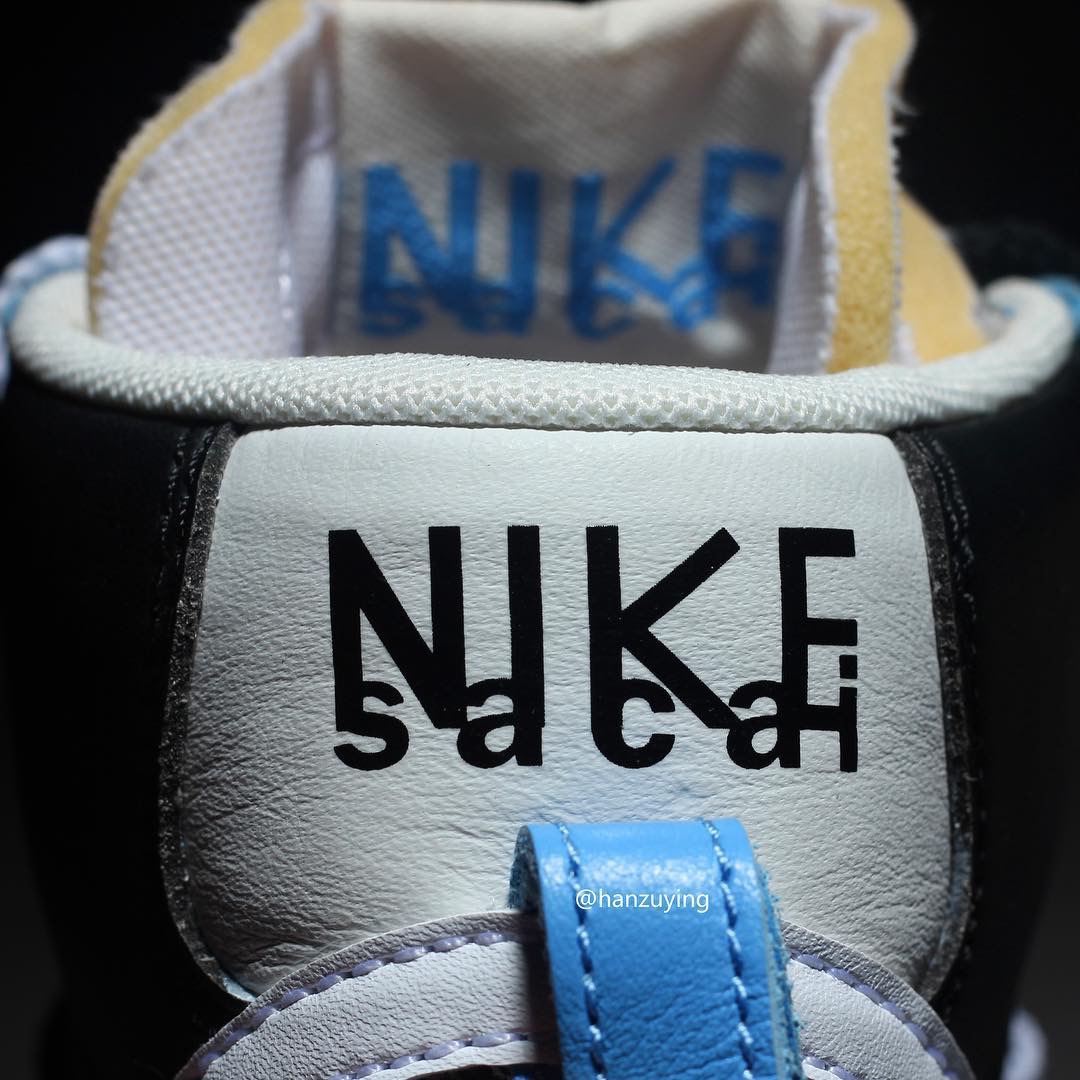 sacaixnikeblazer细节欣赏据悉这次联名将于明年2月登场