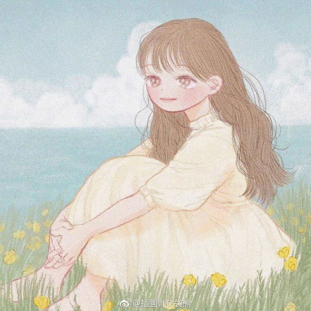 5133(fommy__y)可爱少女彩铅插画设计作品配色真是令人少女心爆棚