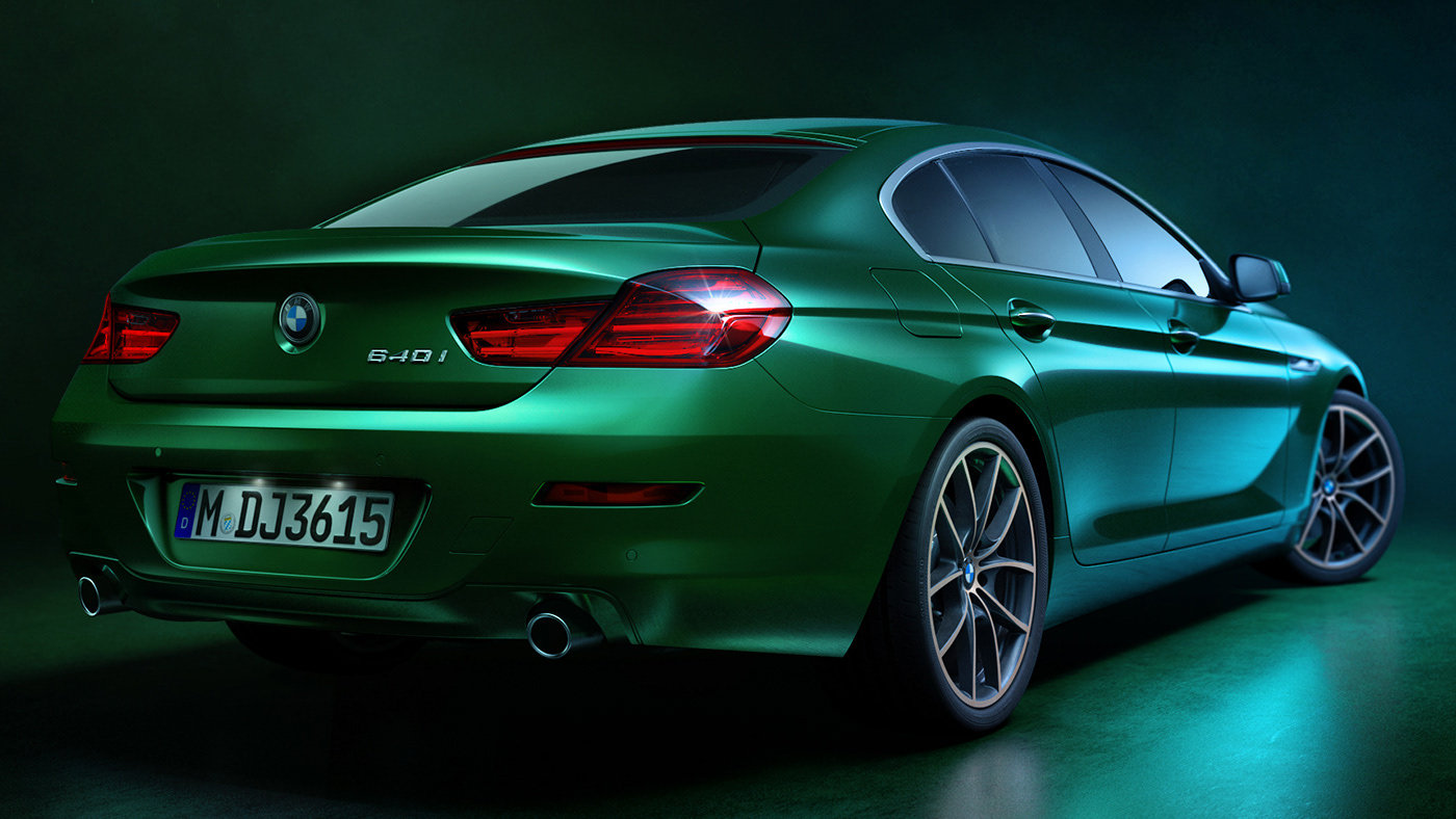 bmw640i超强效果渲染表达设计欣赏