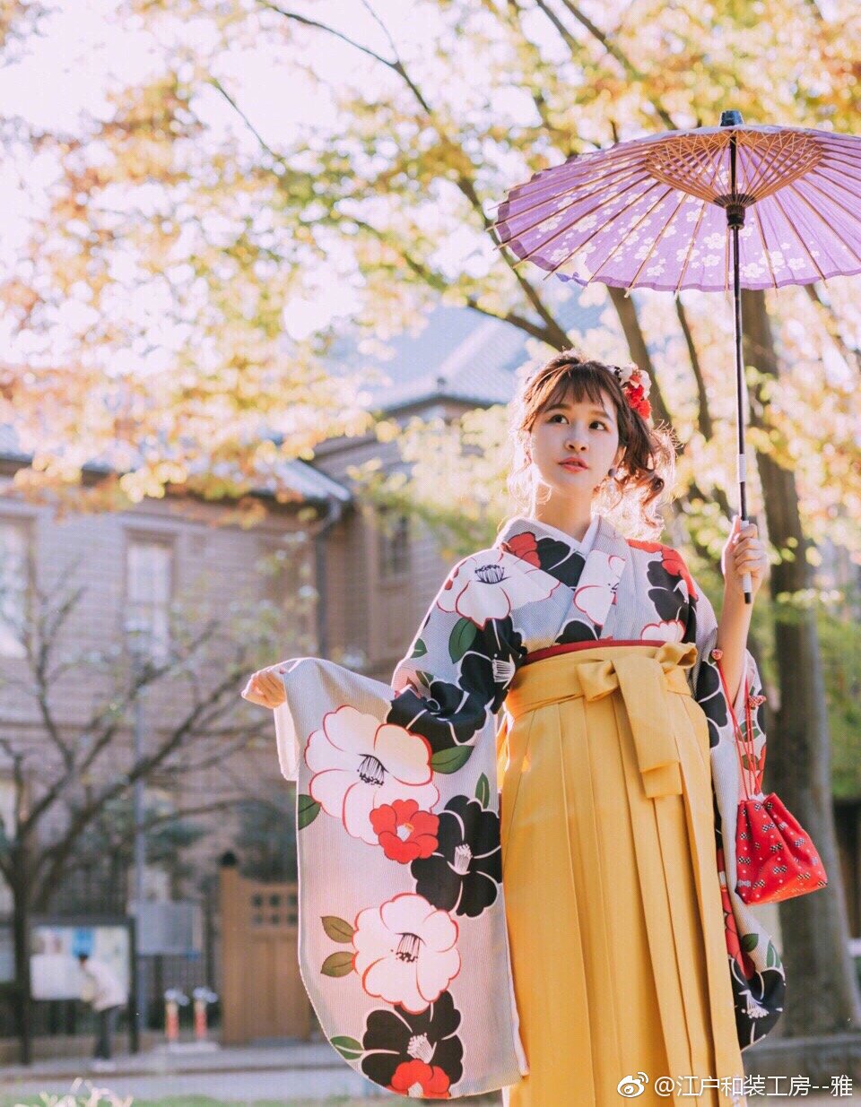 袴 || 是日本和服的一种下裳.日本最浪漫时代的代名词,大正时代