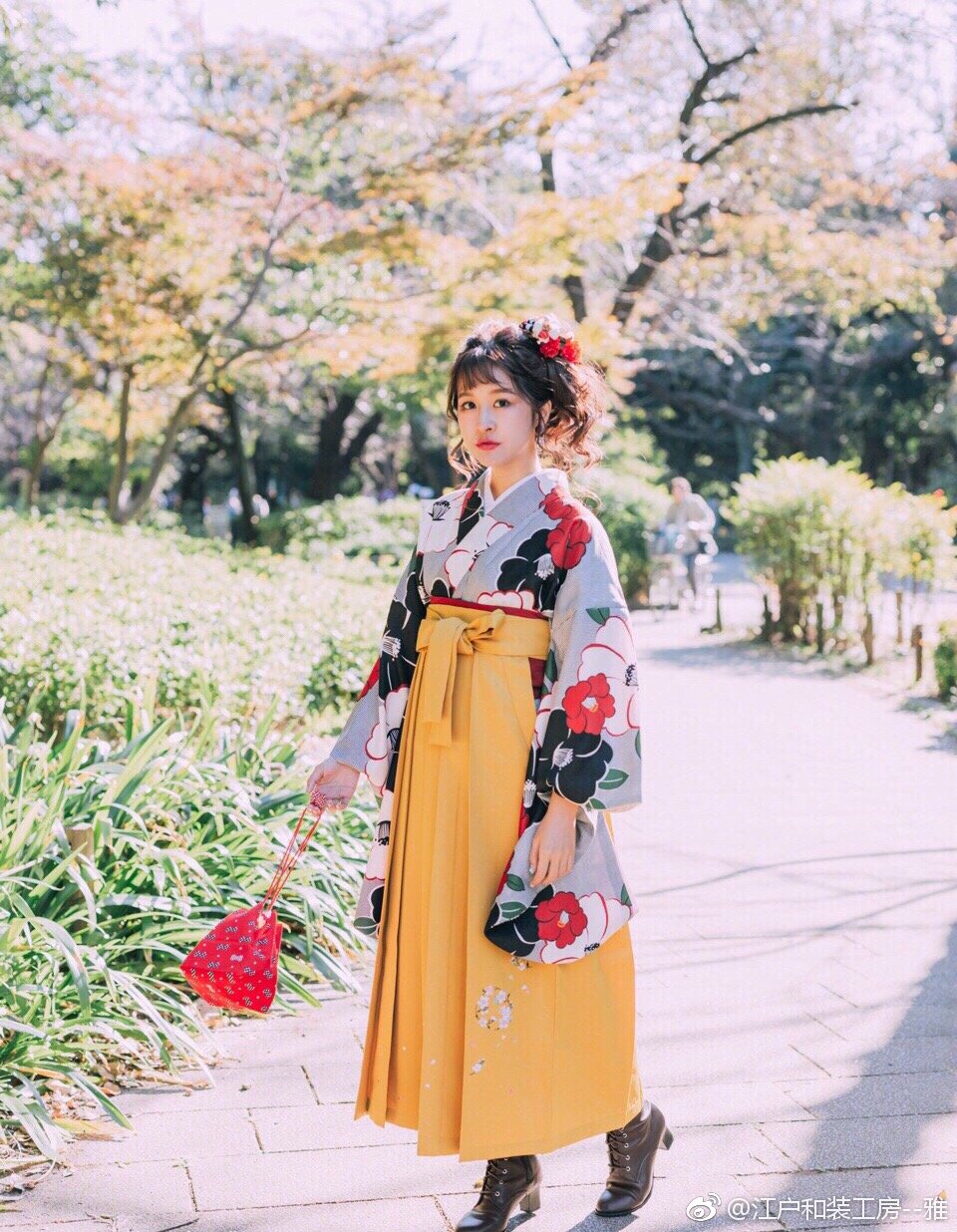 袴是日本和服的一种下裳日本最浪漫时代的代名词大正时代