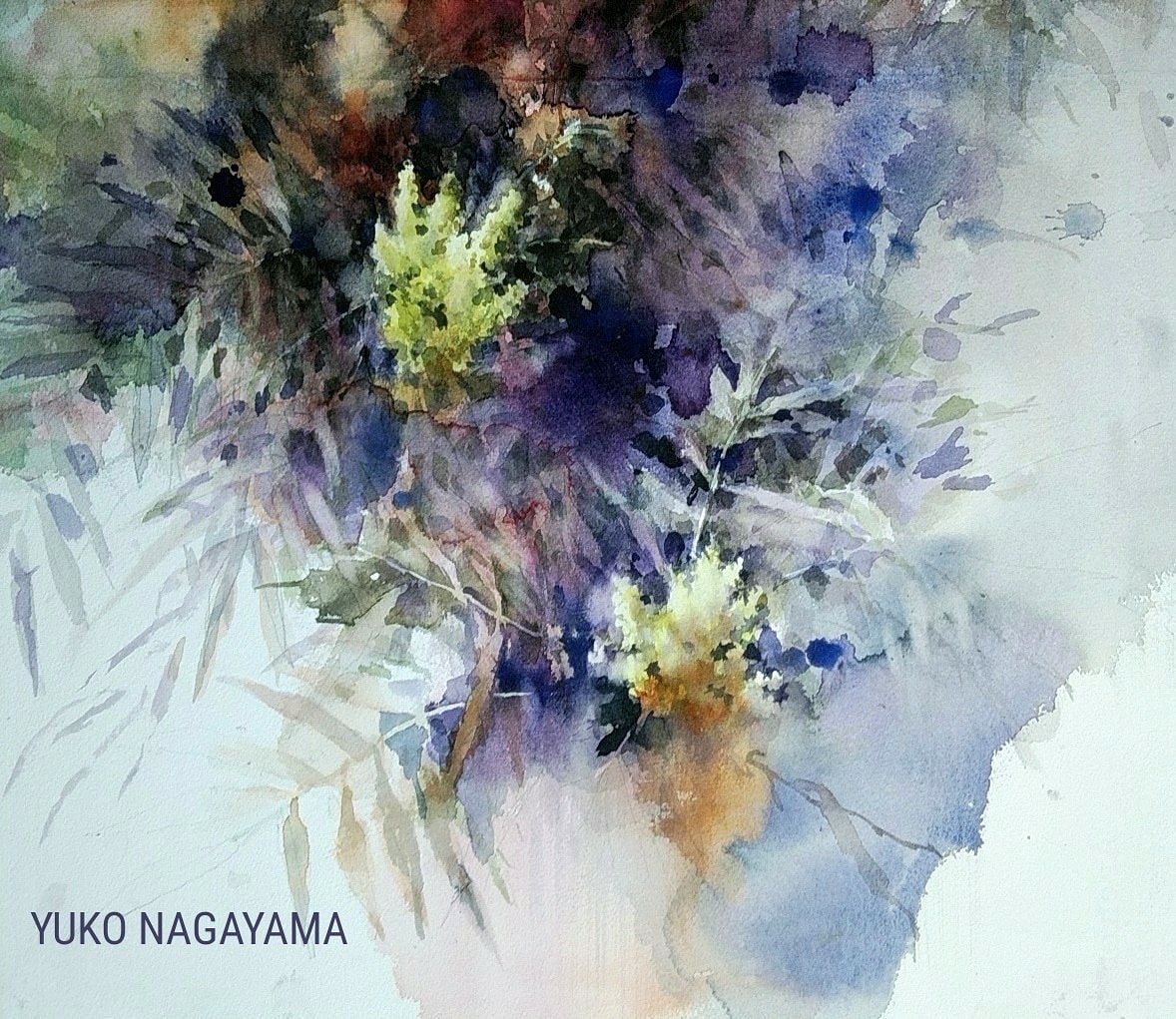 永山裕子最新水彩作品欣赏图源fbyukonagayama