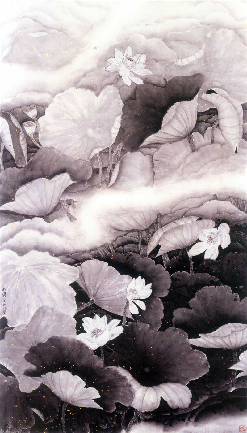 中国著名国礼画家:金晓海恭贺新春快乐