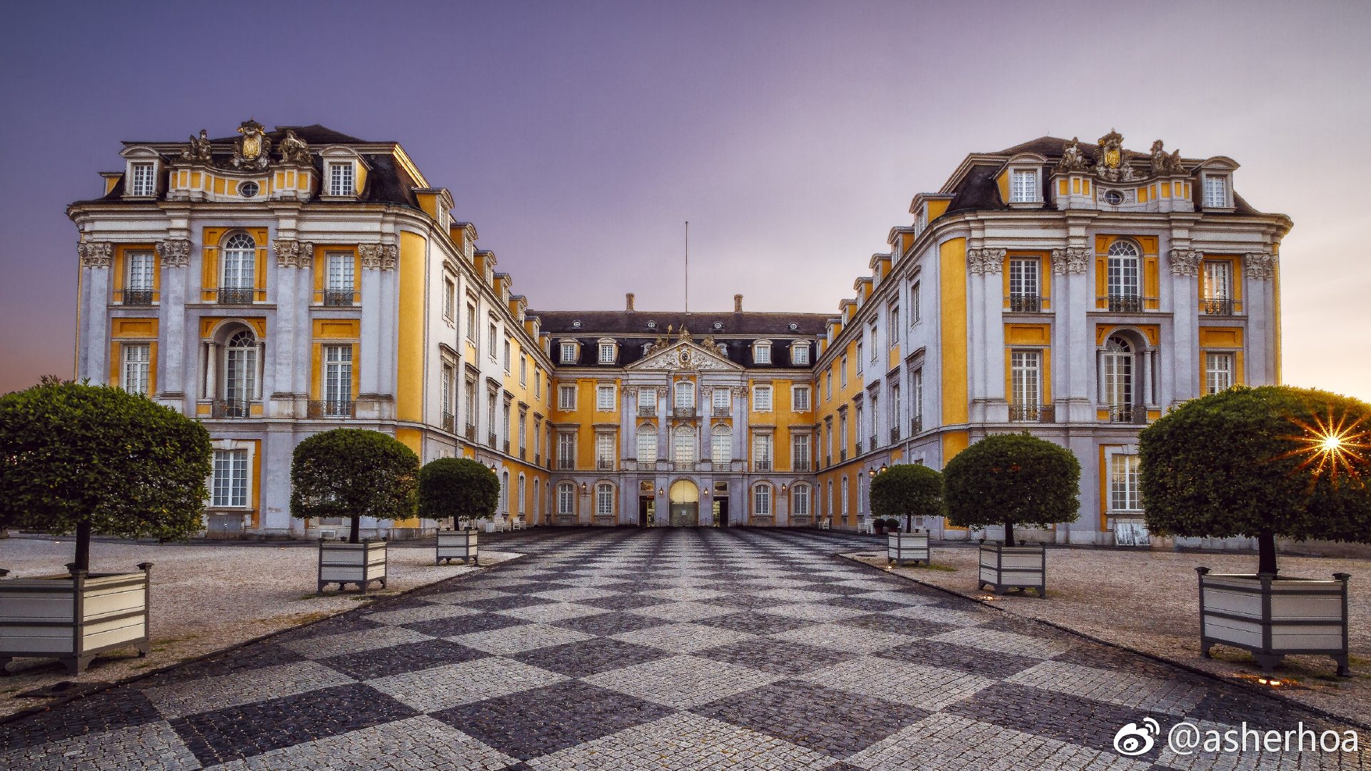 奥古斯都堡与猎趣园(schlsser augustusburg und falkenlust)位于