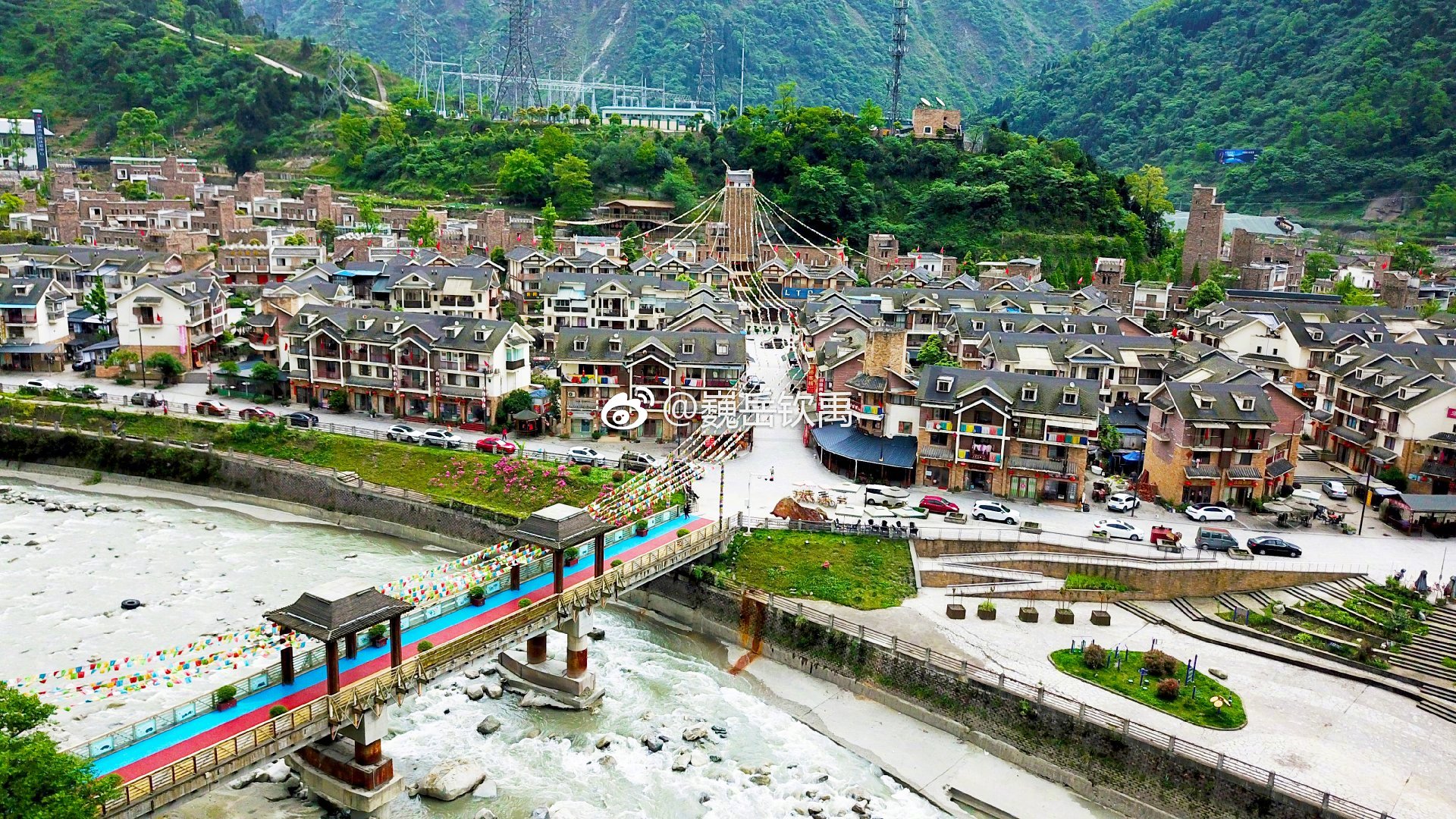 汶川映秀镇本来就是个风景秀美的地方,有水有田|汶川|映秀镇|旅游业