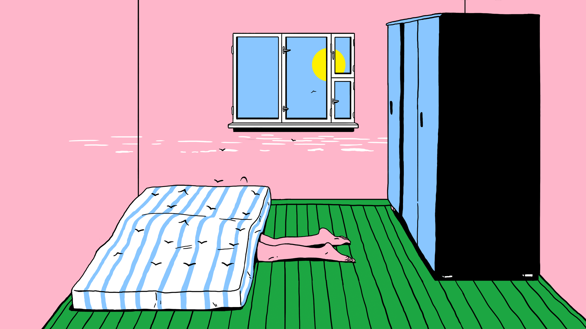 俄罗斯艺术家 andrey kasay 动态插画作品andreykasay.