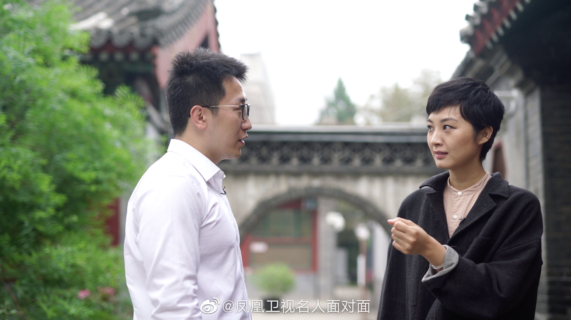 周末雨中与河森堡逛北京古观象台又一次聊出cp感的采访