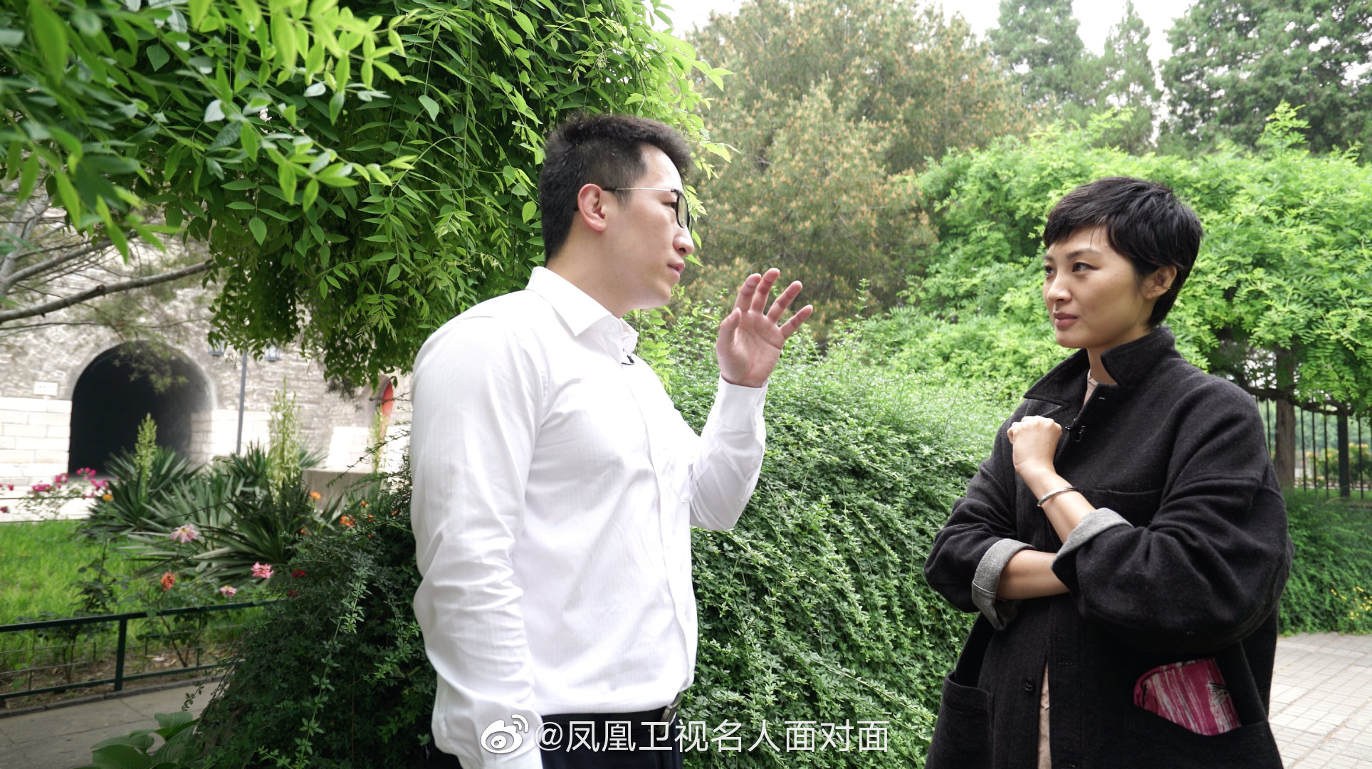 周末雨中与河森堡逛北京古观象台又一次聊出cp感的采访