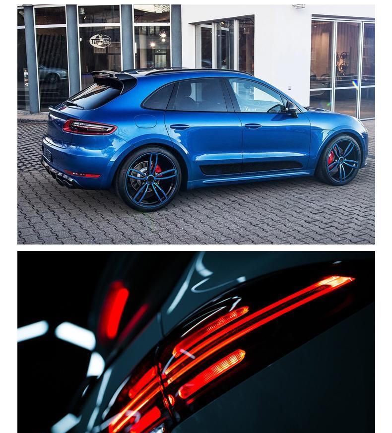 卡宴运动版尾灯改装,保时捷尾灯熏黑,卡宴尾灯改装