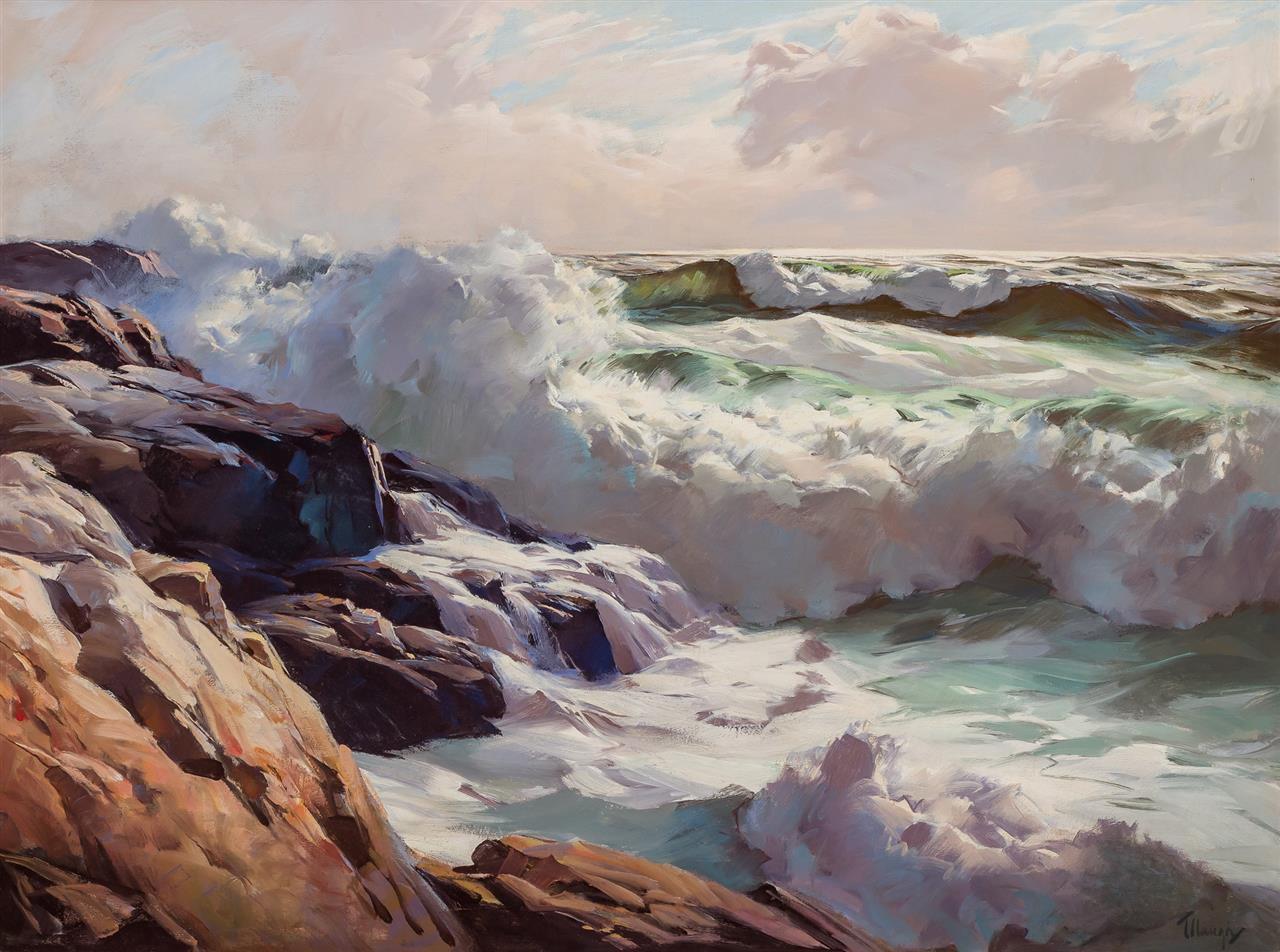海浪艺术家frederick judd waugh