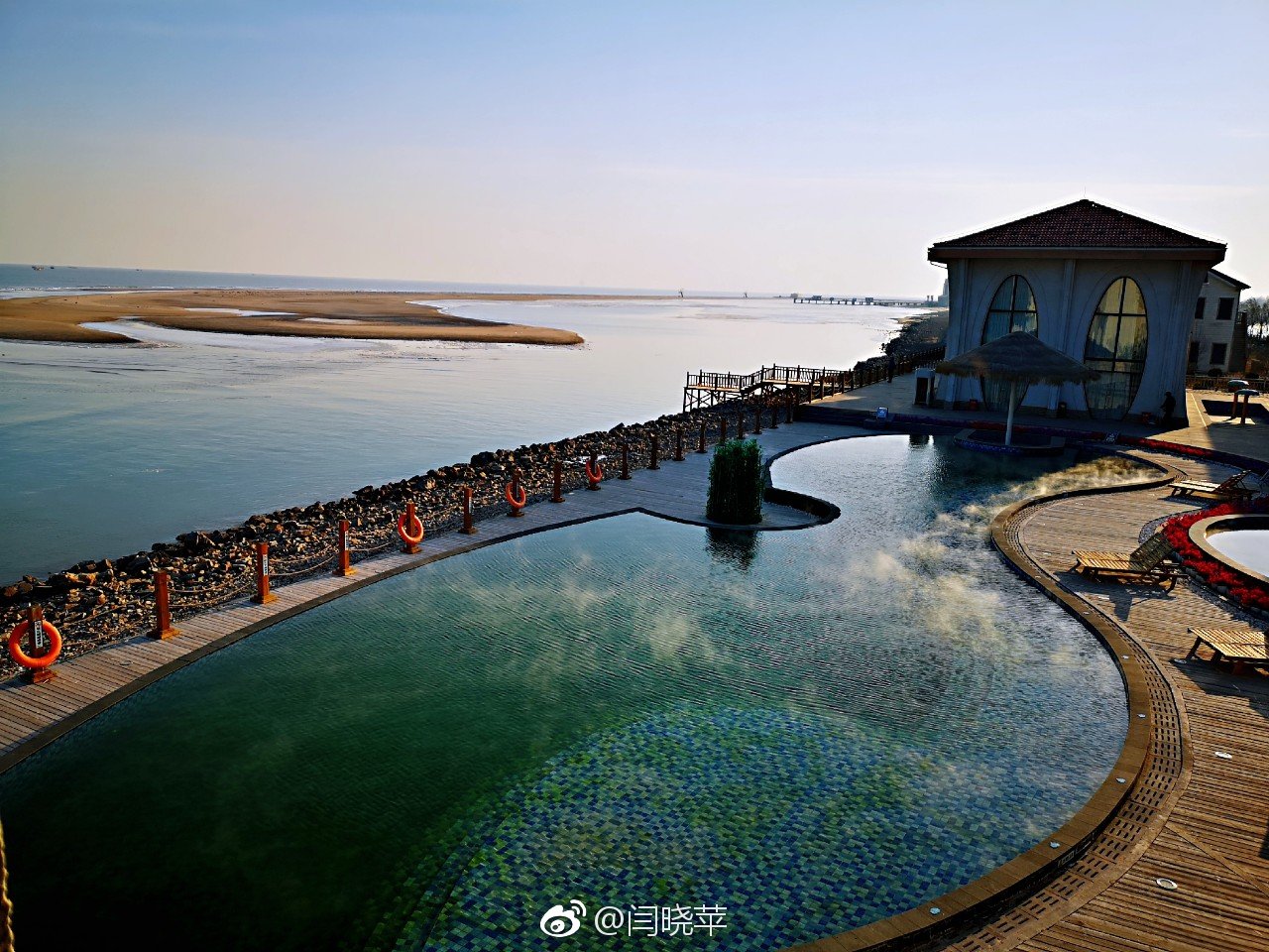 唐山国际旅游岛之月岛冬日之歌海天一色世外小桃源远离城市