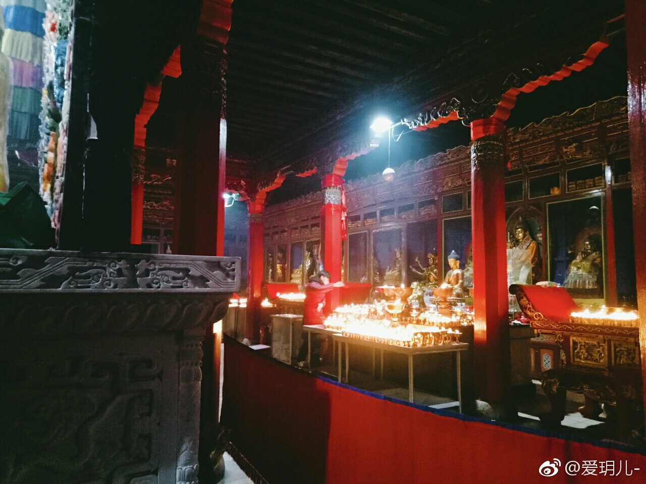 再来一组通辽市西拉木伦公园大乐林寺佛殿内部图@中国图库冯飞燕 @中|大乐林寺|佛殿|西拉_新浪新闻