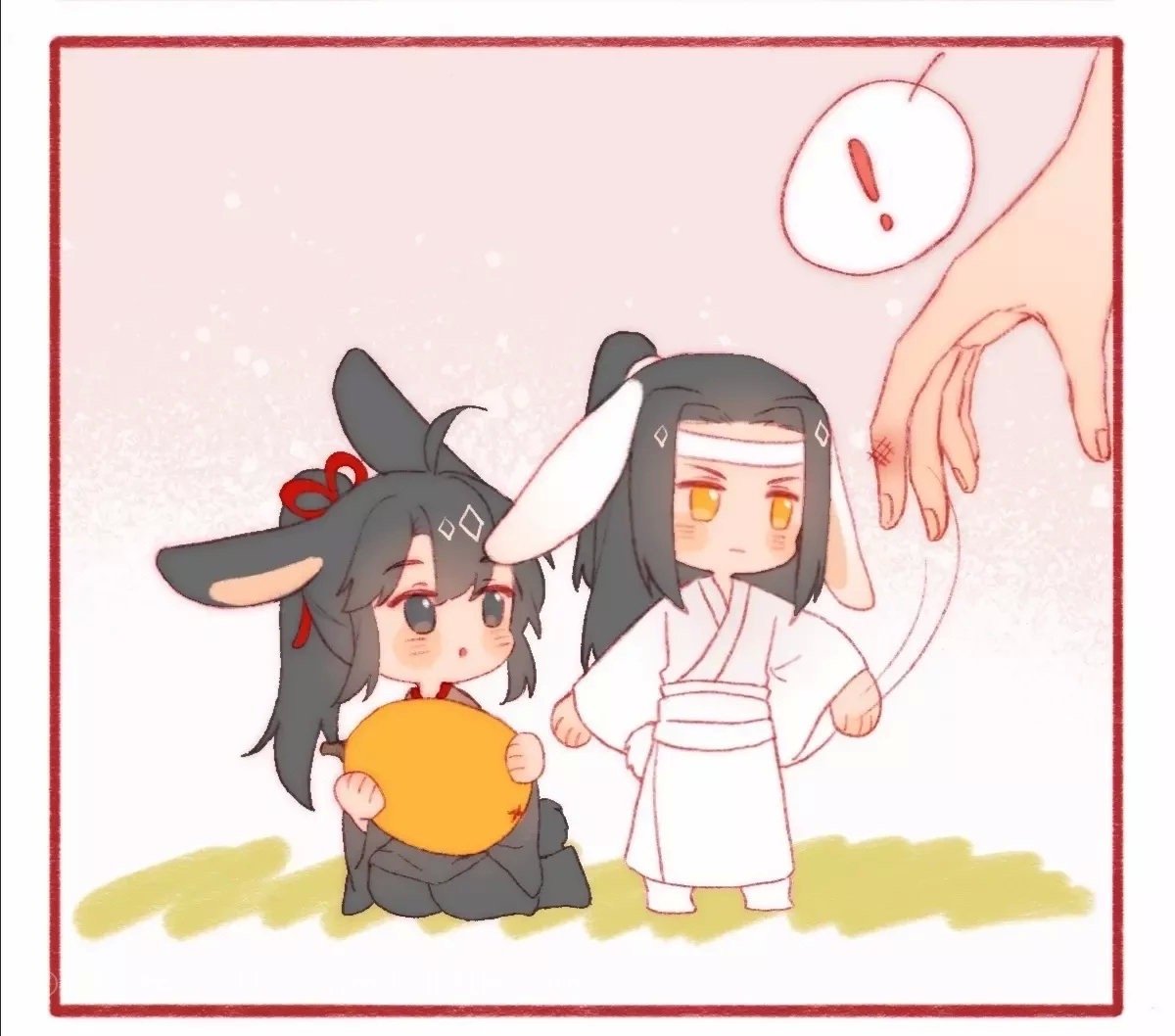 这个小白兔有点凶哦画师草莓酥糖糕