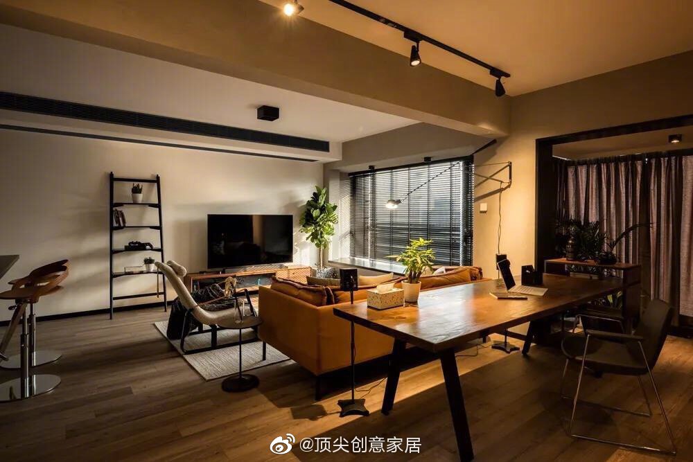 89㎡小复古混搭风,弥漫着一种慵懒的艺术气质~