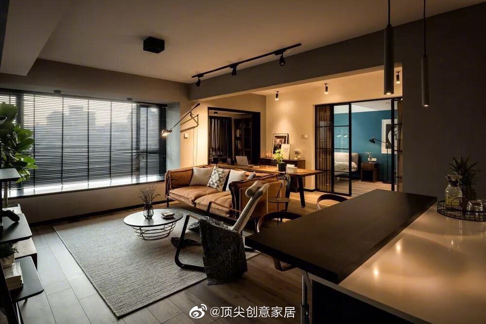 89㎡小复古混搭风,弥漫着一种慵懒的艺术气质~