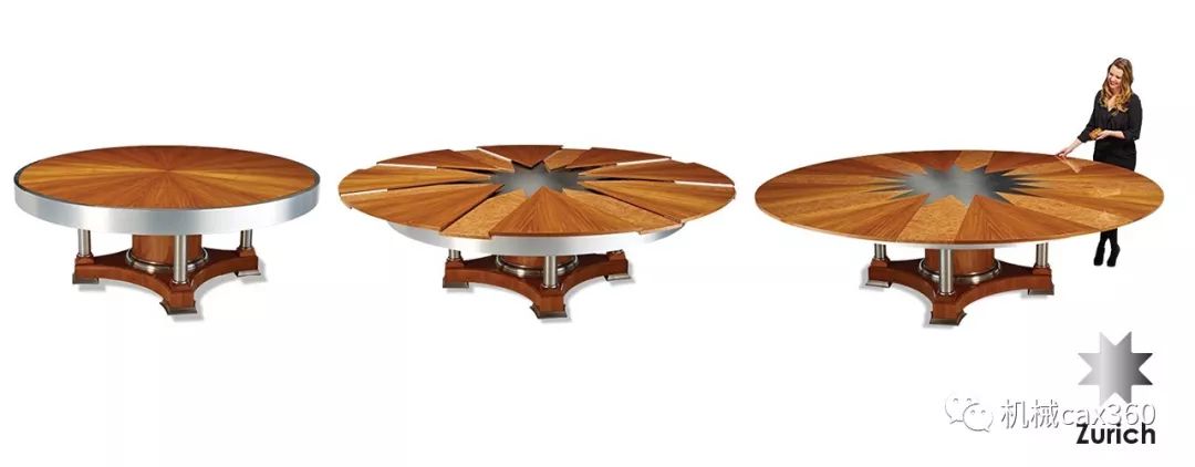 可大可小的神奇圆桌5000多个零件组成创意十足