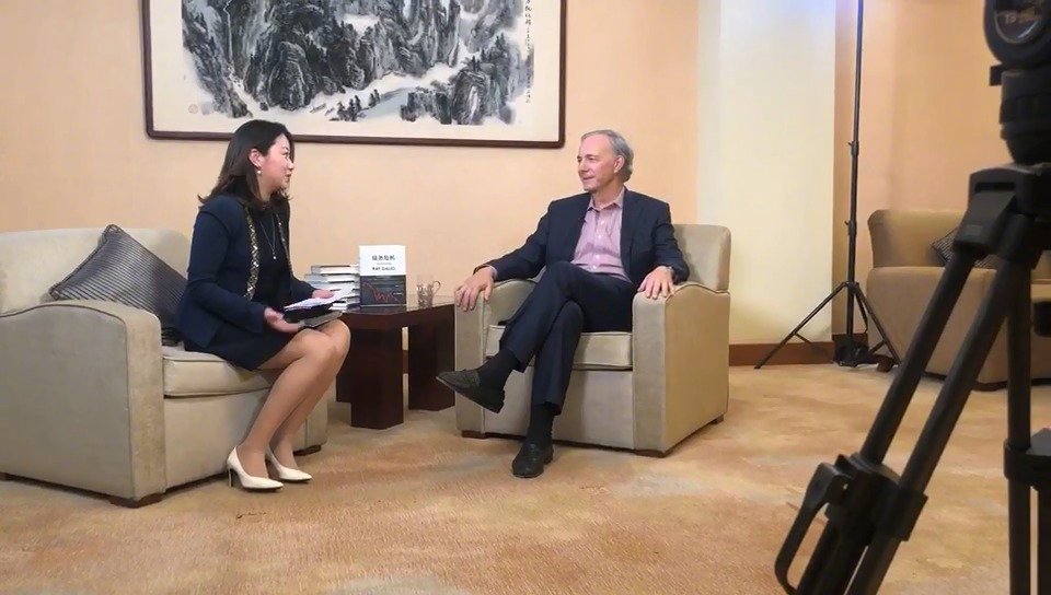 华尔街见闻独家对话桥水创始人瑞达利欧他向大家送来问候