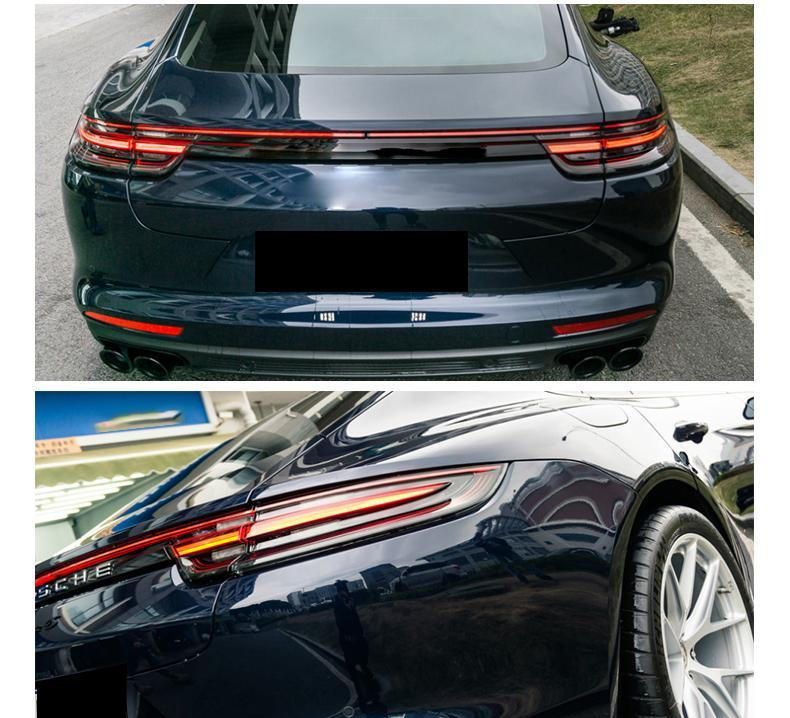 卡宴运动版尾灯改装,保时捷尾灯熏黑,卡宴尾灯改装