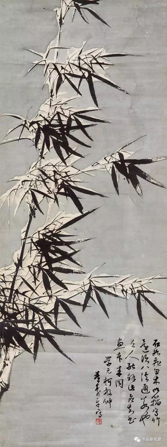 煮雪烹茶听雪敲竹赏古今十大名家笔下的雪竹图