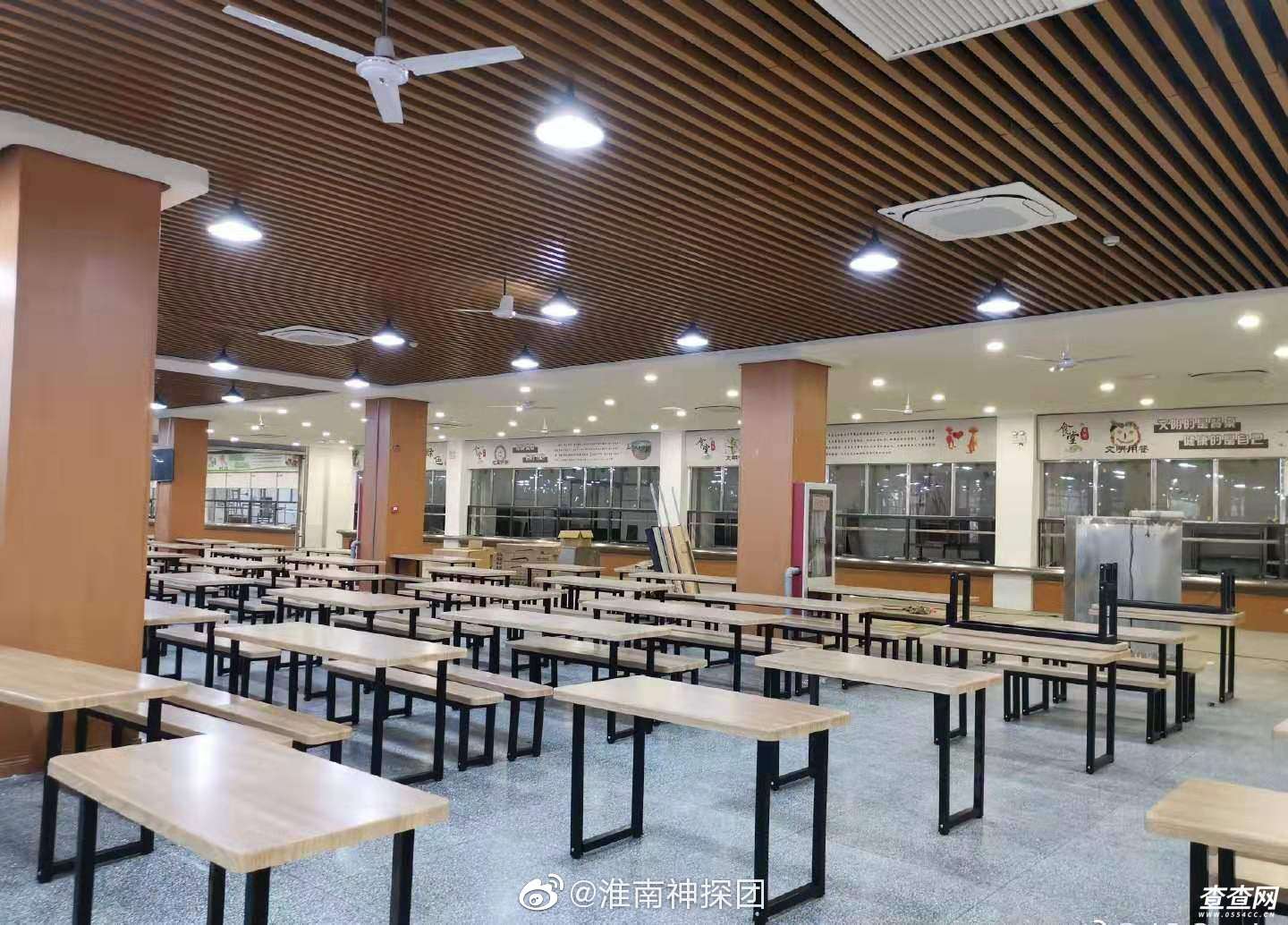 淮南师范学院的二食堂装修的真不错现在的大学生真幸福等开学了