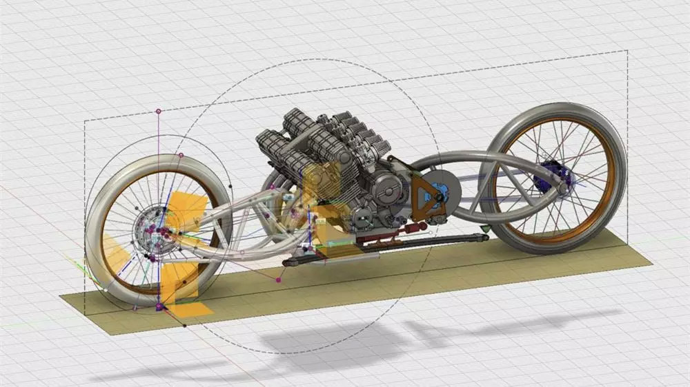 六缸发动机 超长轴距 轮毂转向,说它是怪兽一点不为过