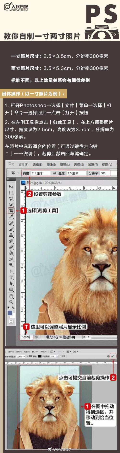 教你如何自制一寸两寸照片|照片_新浪新闻