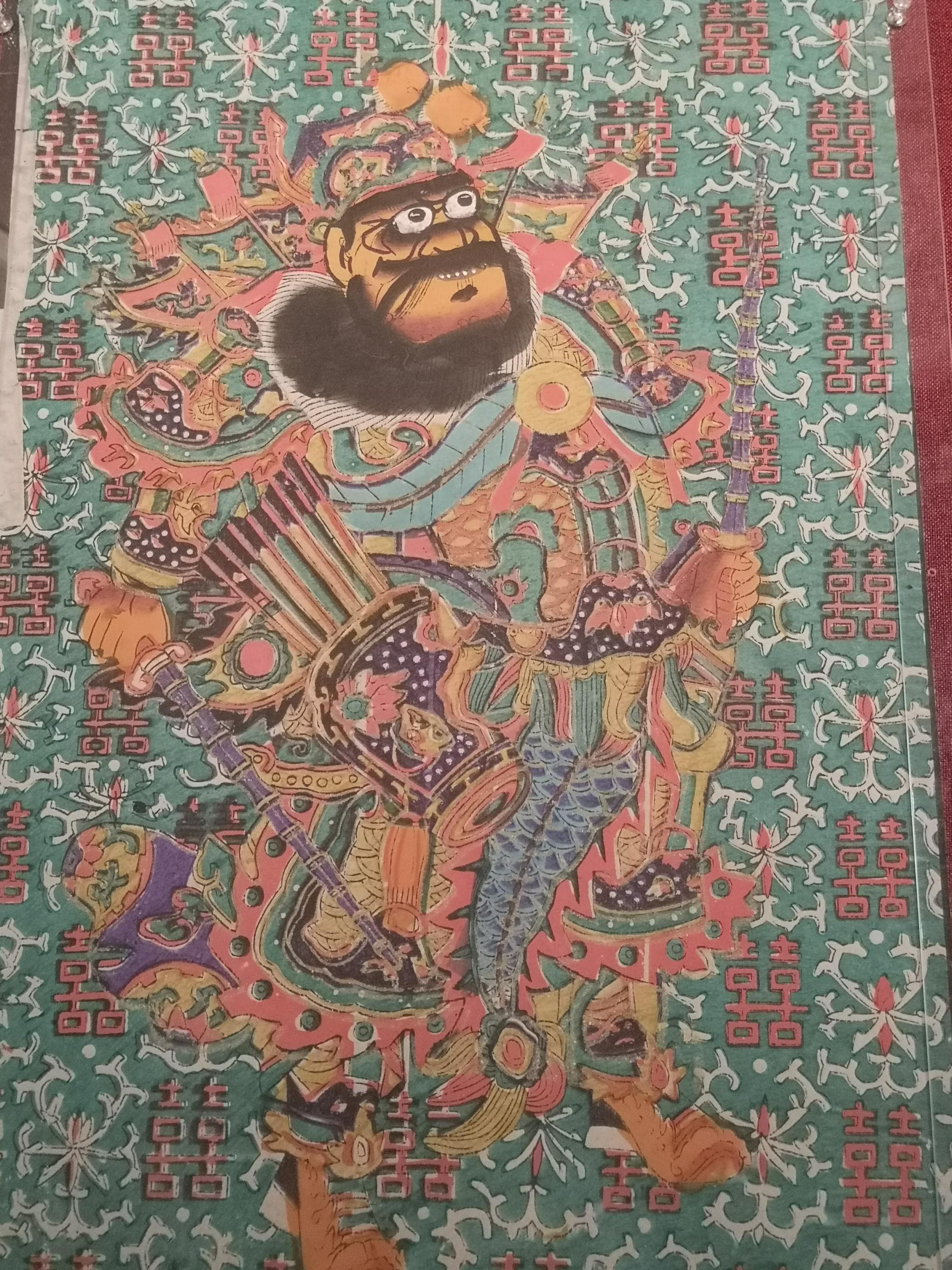 故宫博物院藏的清代将军门神,表情有点可爱|门神|故宫博物院|将军_新浪新闻