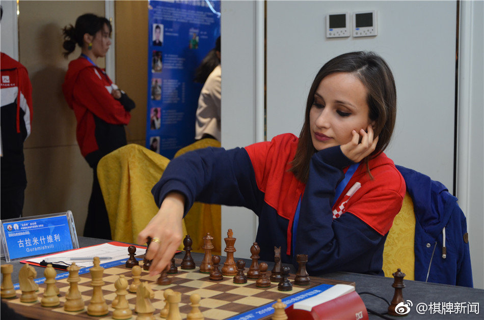 古拉米什维利妩媚迷人|格鲁吉亚|国际象棋|国象甲级联赛_新浪网