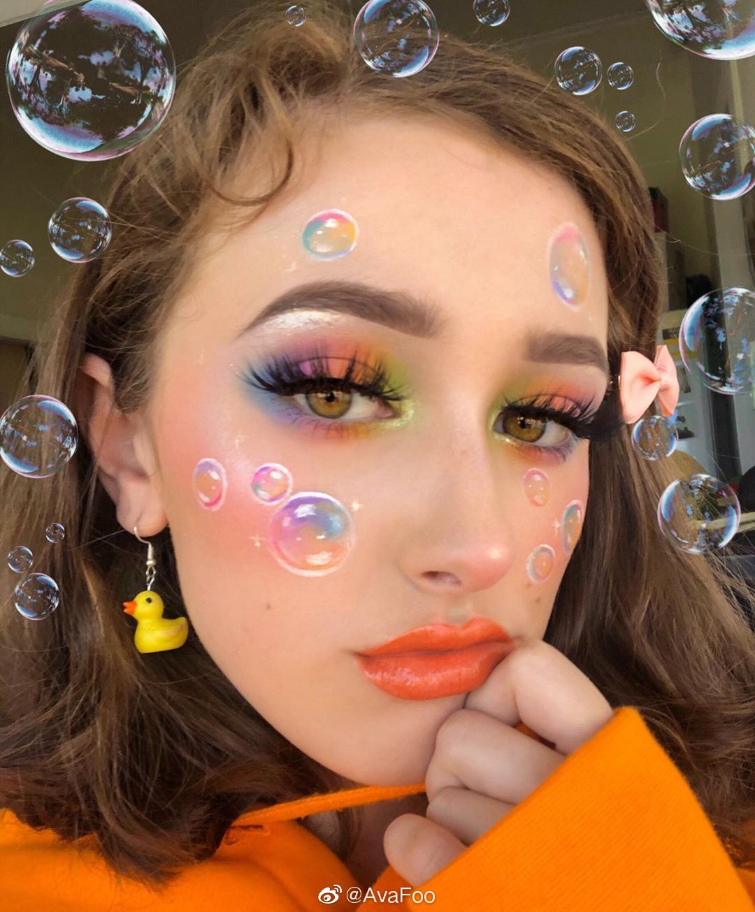 最近爱上可爱又搞怪的创意妆,看完感觉春天都来了!