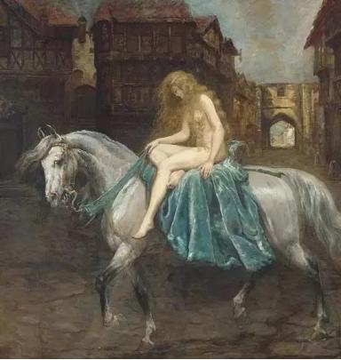 马背上的裸女，高贵美艳，背后的故事感人至深！