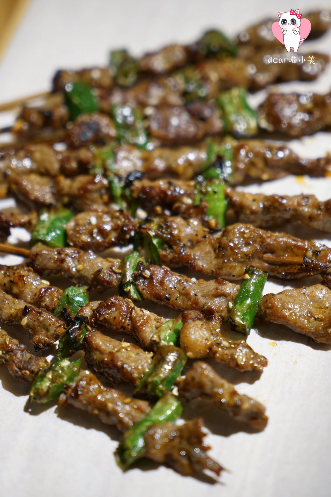 菠萝猪肉串pk青椒牛肉串,你爱哪个?