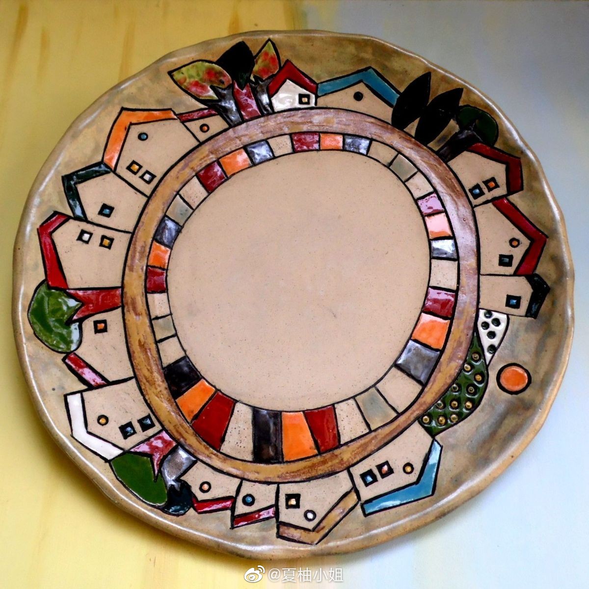 精致的瓷盘装饰画