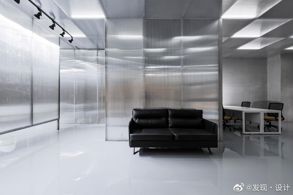 模糊的"墙" – 杜雅汽车特效涂料系统陕西服务站空间设计