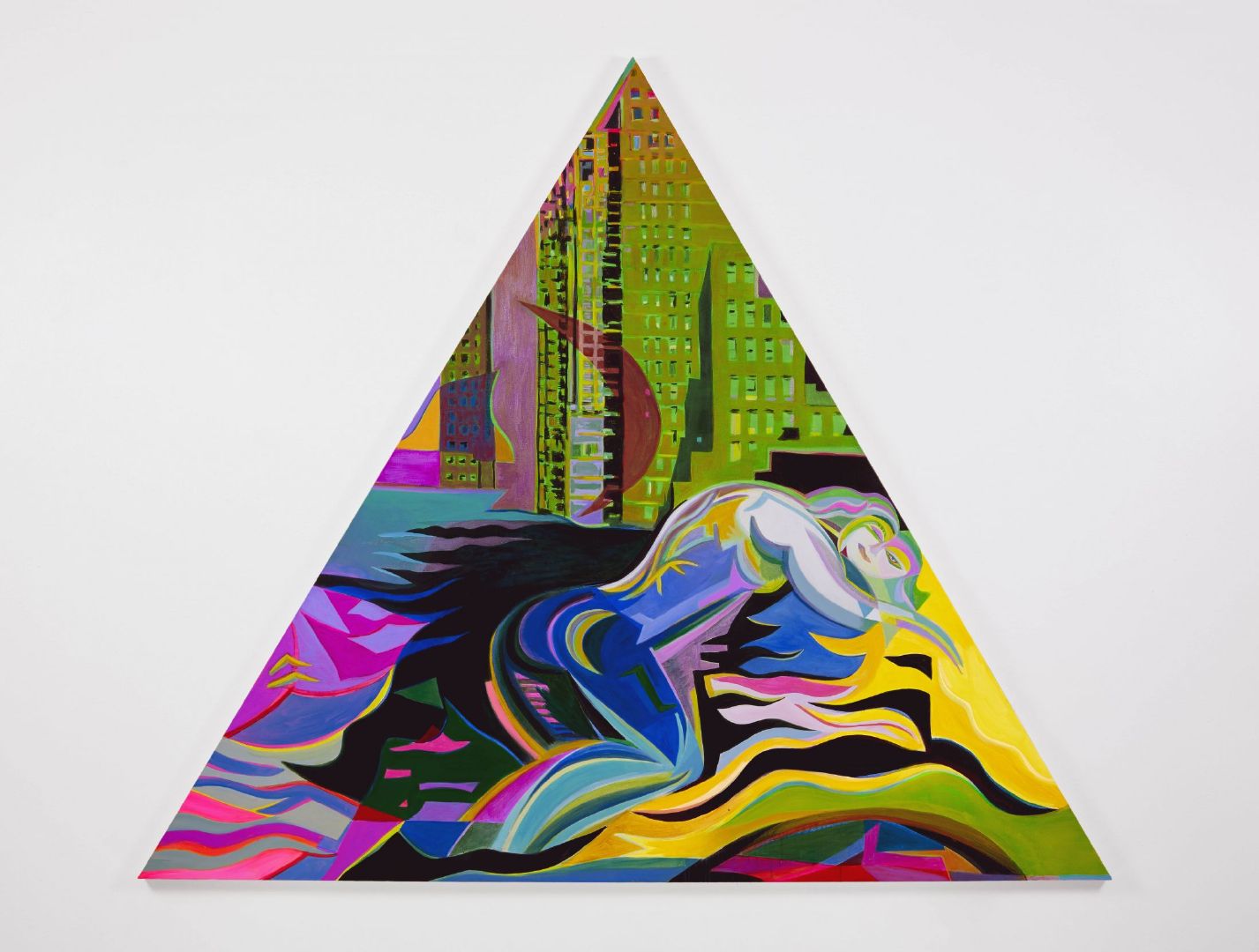 坚强和自由的女性纽约艺术家miradancy的华丽新表现主义绘画以女