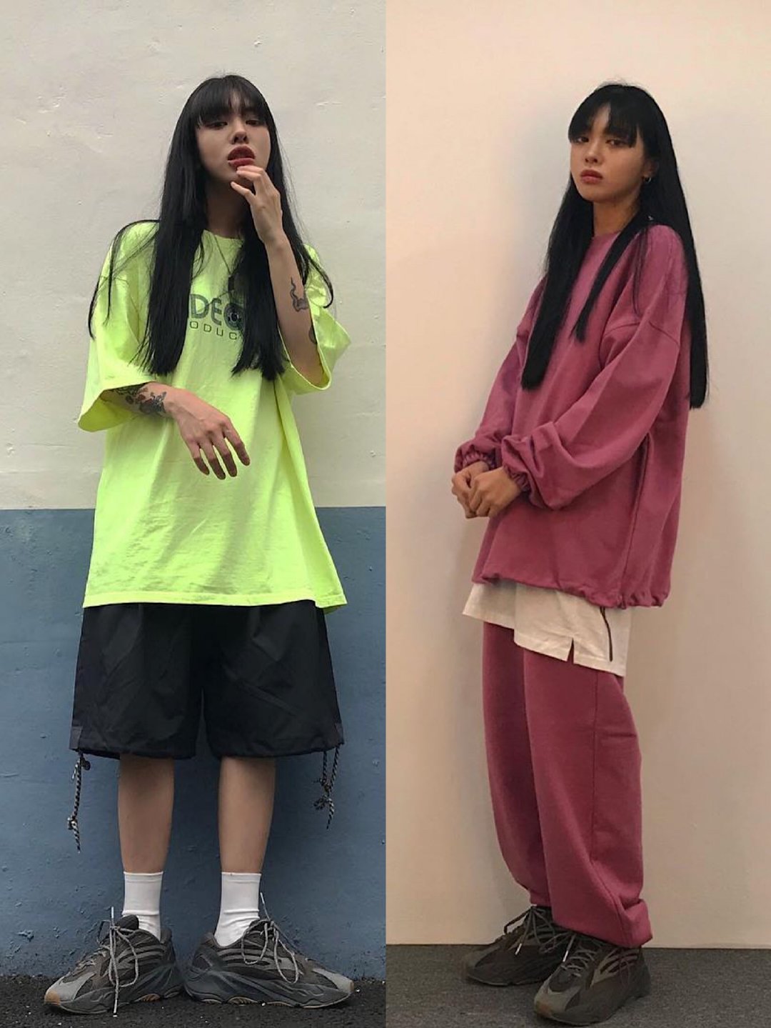 hiphop girl入秋穿搭,帅气的小姐姐谁不可以!