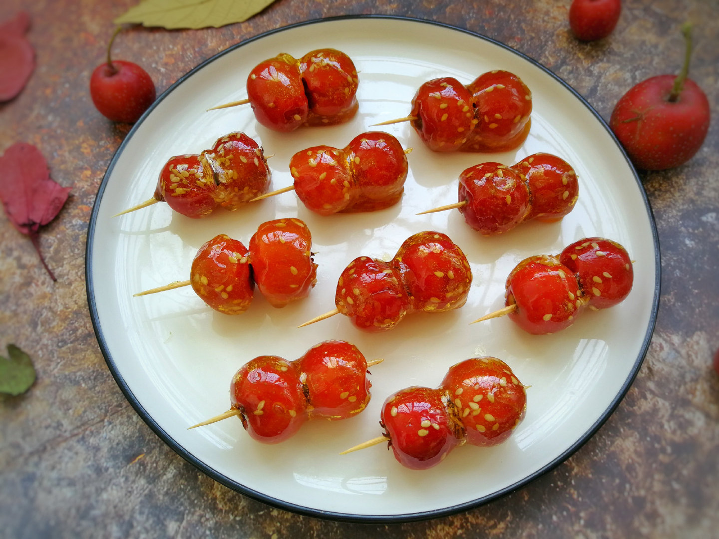 教你做没有添加剂的冰糖葫芦,超详细步骤讲解,成品不黏牙不发苦