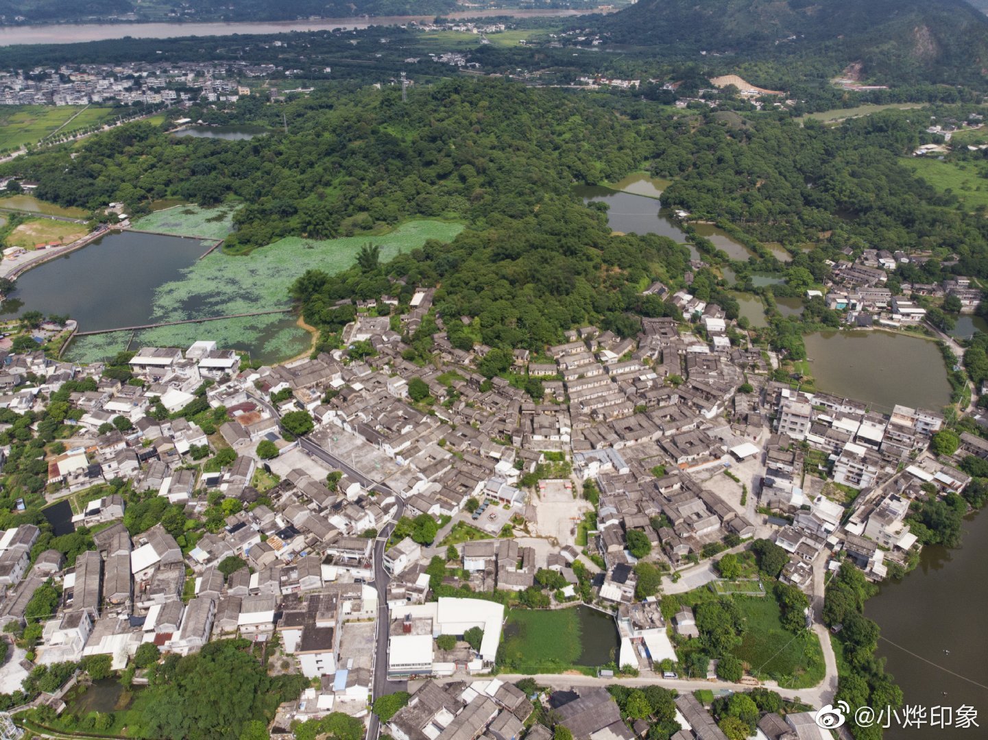 社会主义新农村乡村振兴示范点广东潮州潮安归湖镇狮峰村