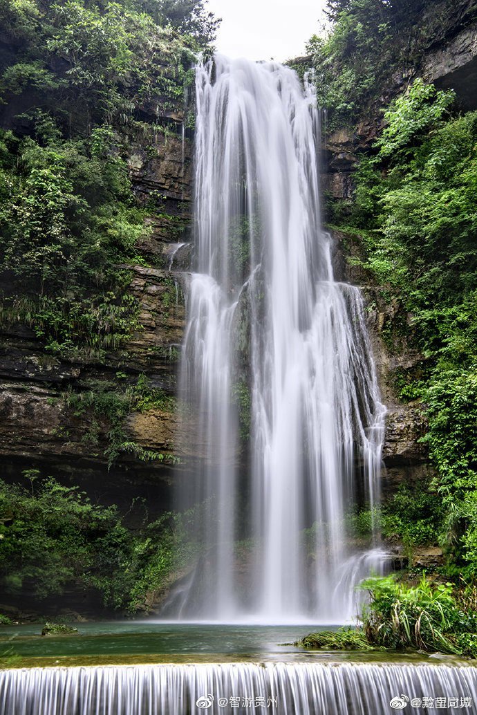 龙里县冠山街道大新村|瀑布|风光|新村_新浪新闻