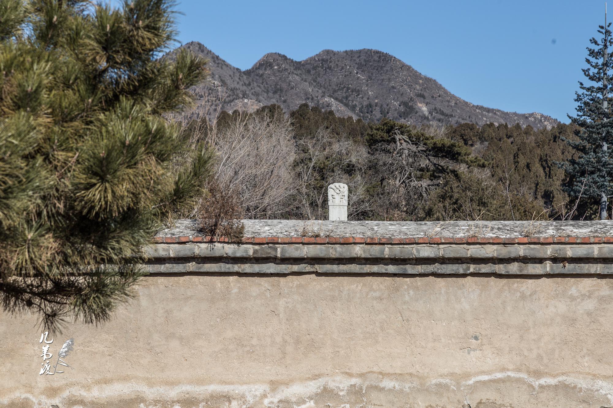 沿途路过一墓(⑦-⑨),忘了是万娘坟或其它墓,墙内是果树,一眼没看到封
