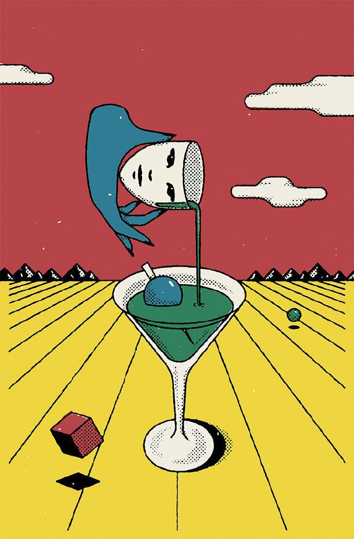 超现实主义 带有隐喻的插图设计 加拿大插画师michael george hadda