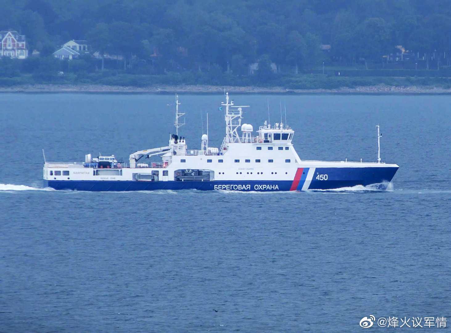 俄罗斯联邦安全局海岸警卫队的22120型堪察加号和后贝加尔号边防巡逻