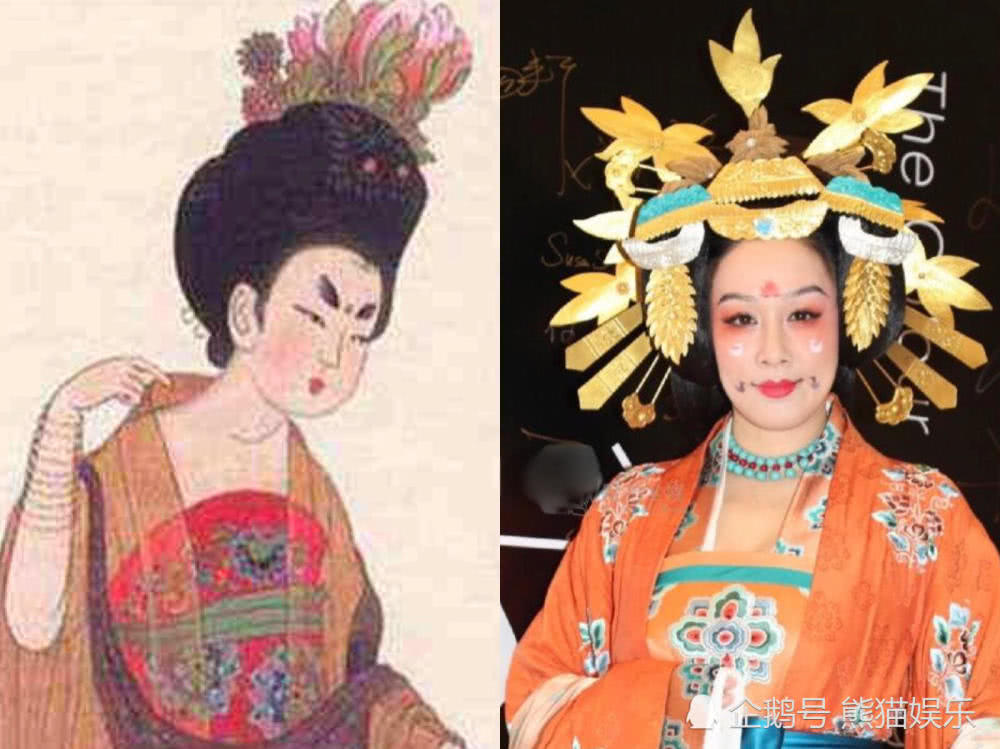 钟丽缇真神,高精度还原唐朝杨贵妃肖像,太有勇气了__财经头条