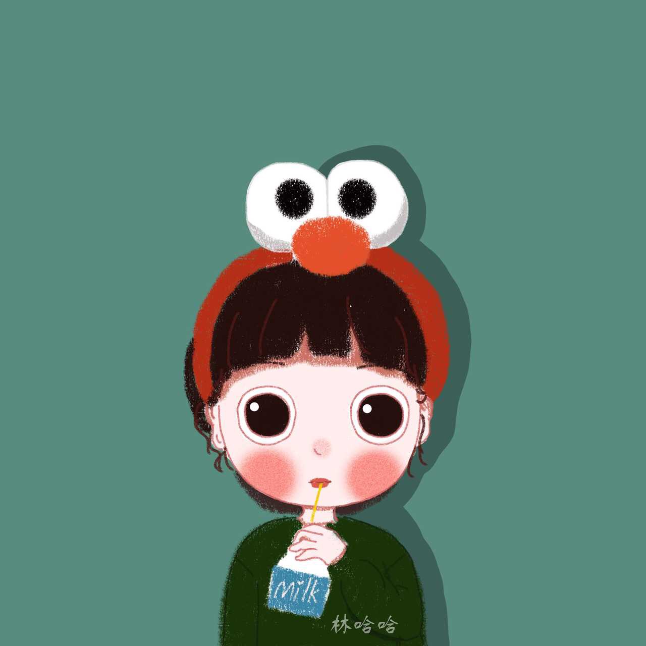 一组大眼萌宝作者:@哈哈要吃肉