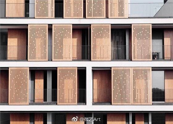建筑外立面设计细节,既是遮阳系统也是室外装饰艺术…_新浪新闻