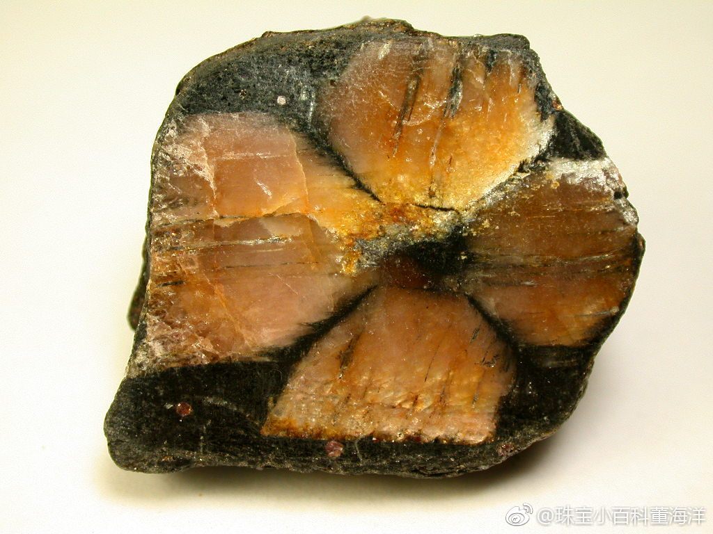 红柱石其英文名称(andalusite)来自矿物的首次发现地——西班牙的安达