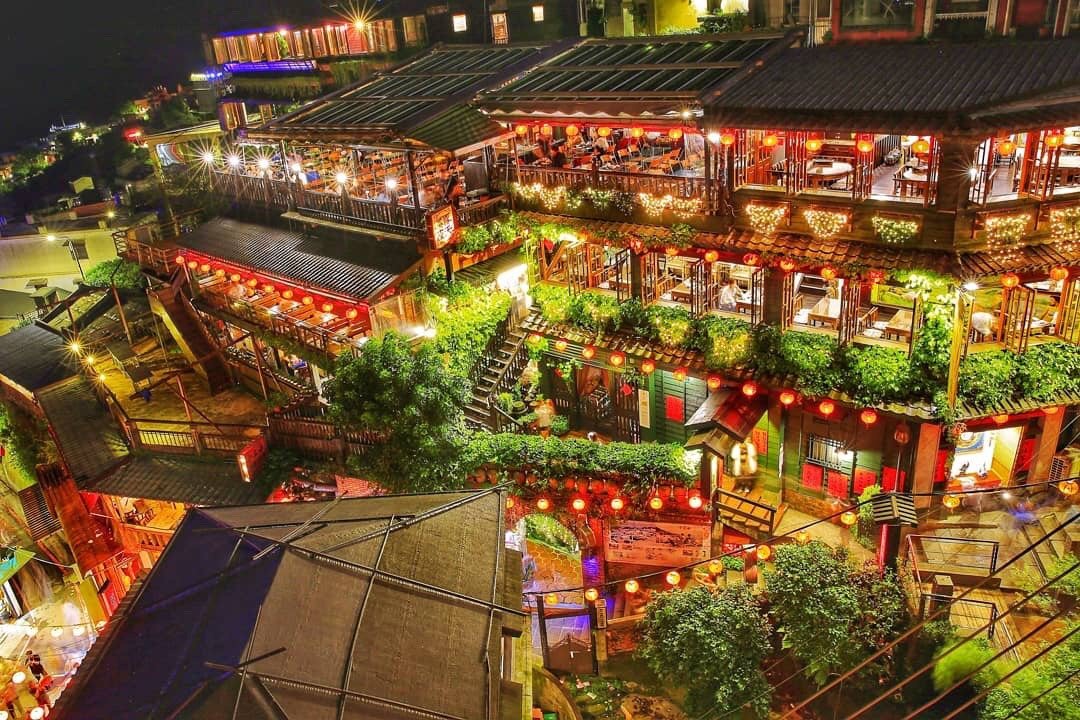 九份老街因台湾电影 悲情城市 而名声大噪