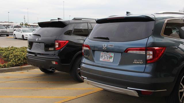 介绍两款没见过的本田中型跨界suvpassport和pilot