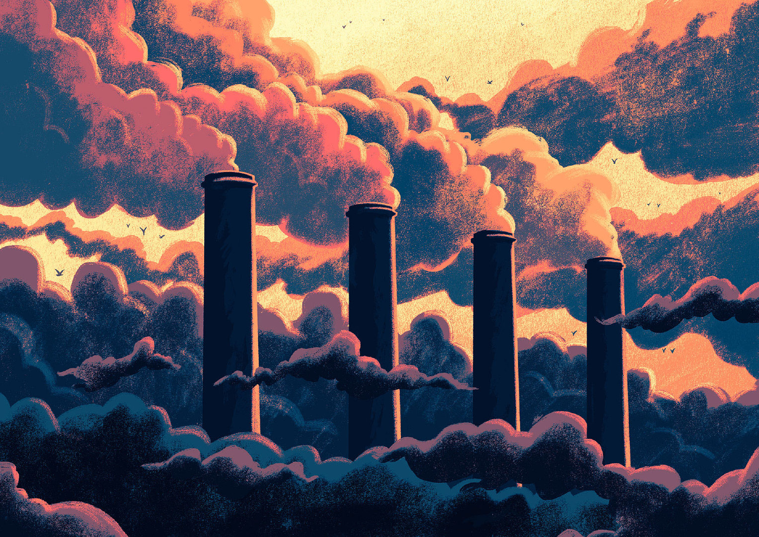 英国插画师tomclohosycole的作品在视角的选取和细节上的处理