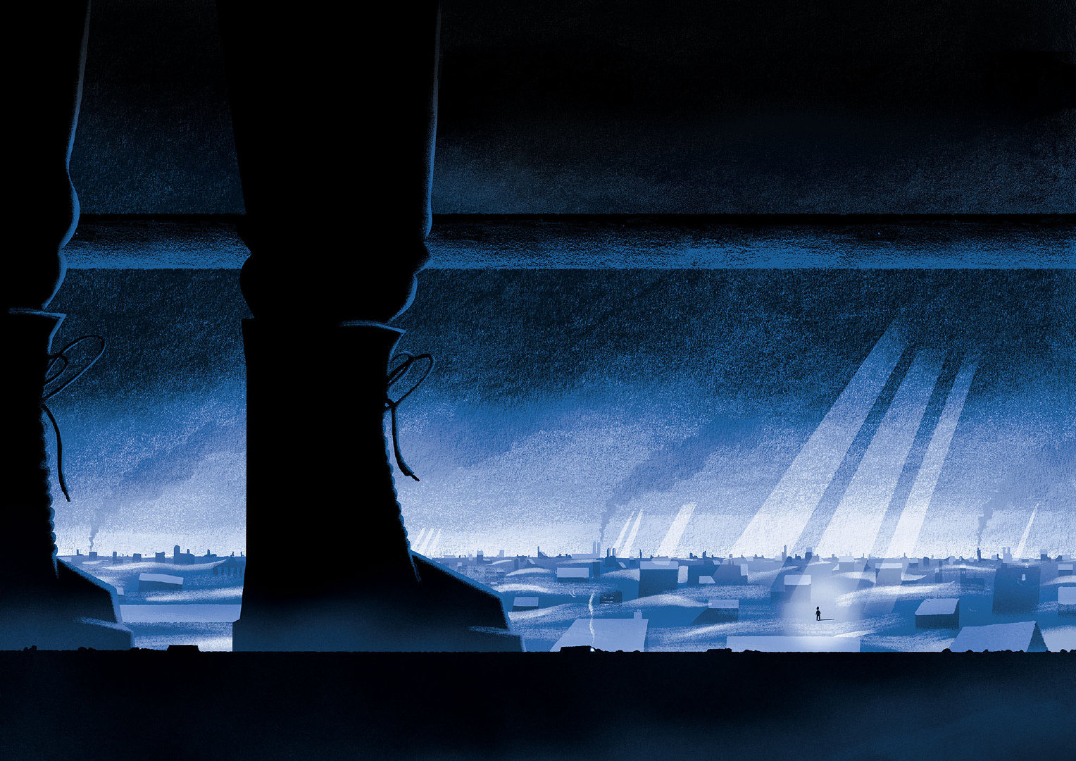 英国插画师tomclohosycole的作品在视角的选取和细节上的处理